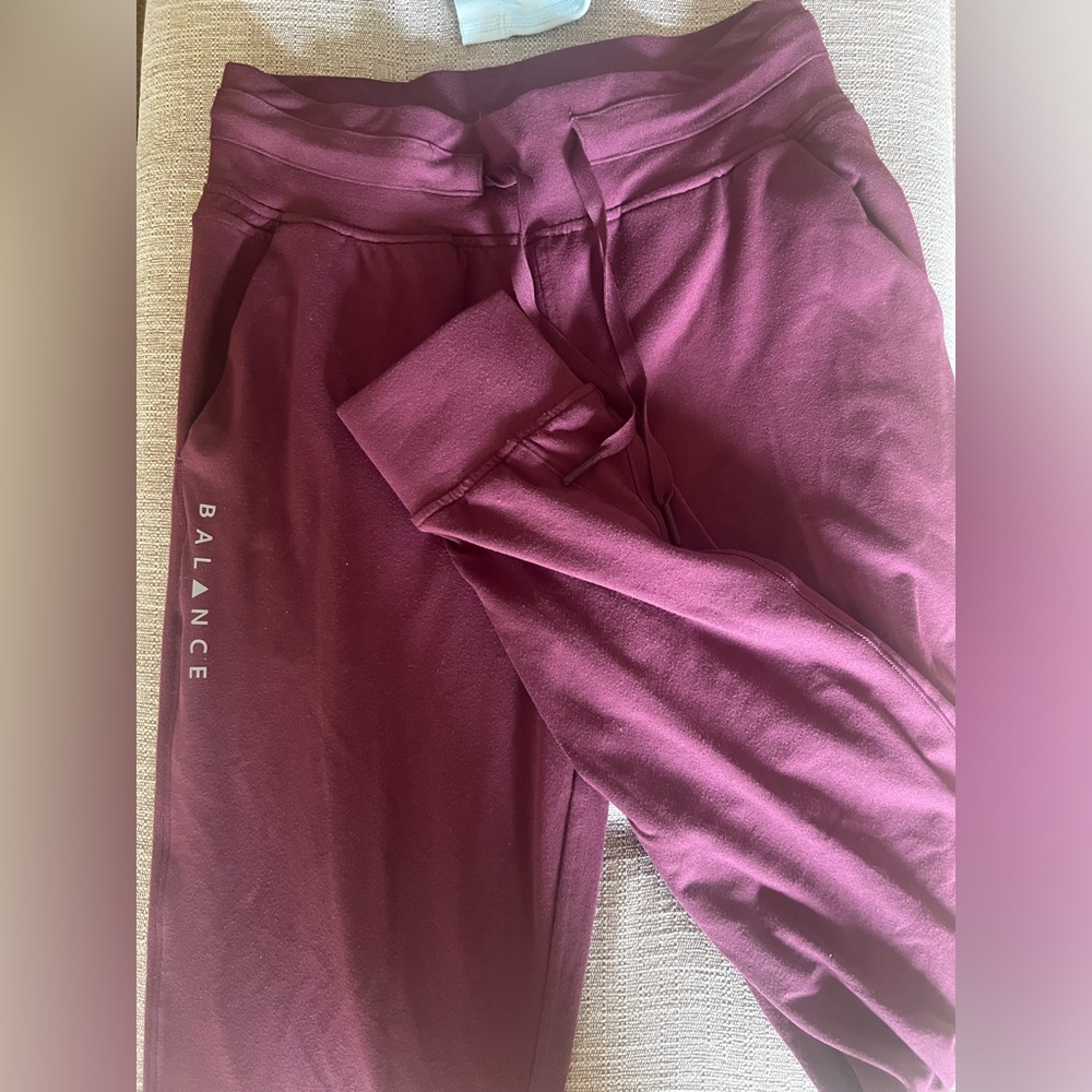 Balance Athletica (Vitality) Maroon Joggers